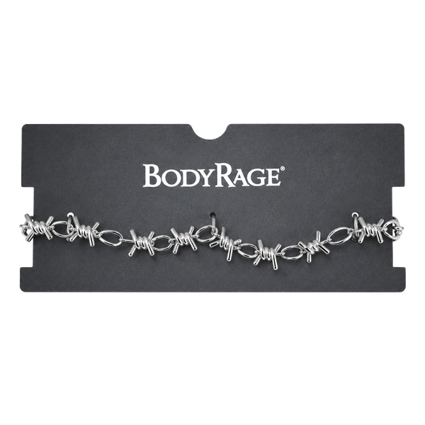 Barbed Wire Silver color Y2k 2000s Grunge choker