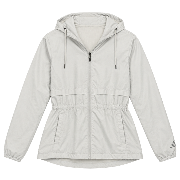 New Balance Full Zip Windbreaker Jacket White
