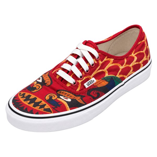 Vans Era Samurai Rising Men 6.5 Women 8 Red Dragon Graphic Sneakers