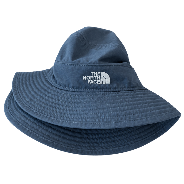 The North Face Youth Class V Brimmer Hat Size S Gray Sun Bucket Hiking Cap Kids