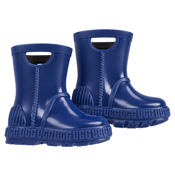 UGG Kids Drizlita Rain Boots Size 6K Blue Waterproof
