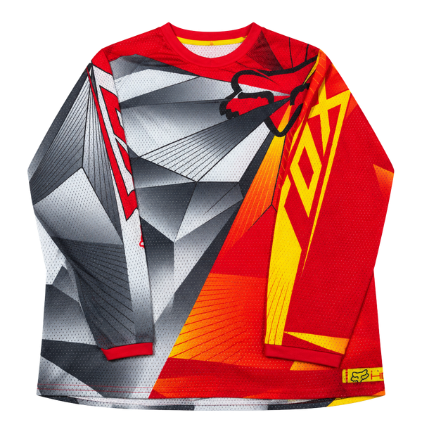 Fox Racing Airline HC Jersey Youth L Red Yellow Motocross