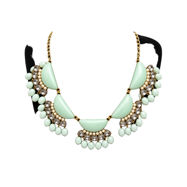 New York And Company Mint Green Statement Necklace