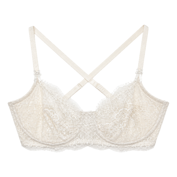 Victoria's Secret Lace Multiway Bralette Size 36D White