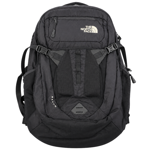 The North Face Recon Backpack Black FlexVent Hiking School Laptop Daypack