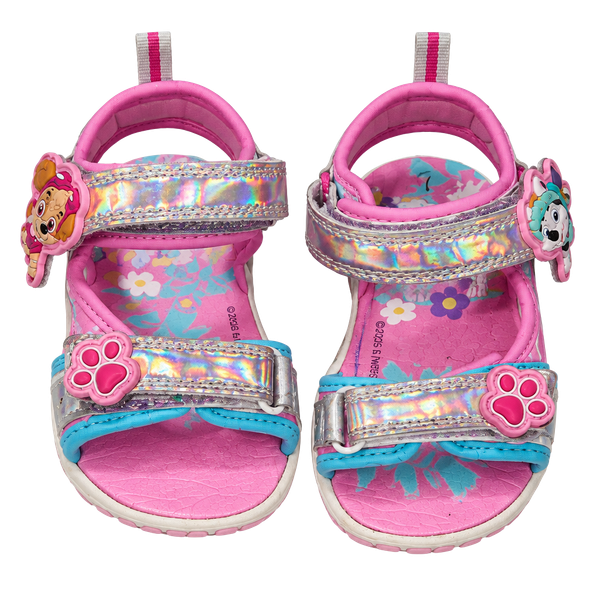 PAW Patrol Skye Everest Girls Size 7 Pink Holographic Light Up Sandals