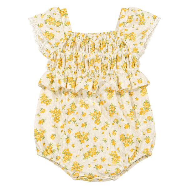 Nicole Miller New York Floral Romper Size 18M