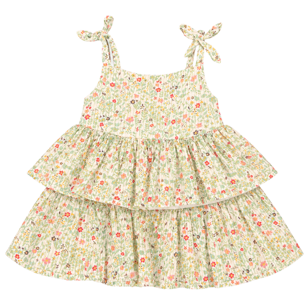 Pippa & Julie Floral Tiered Dress Size 2T
