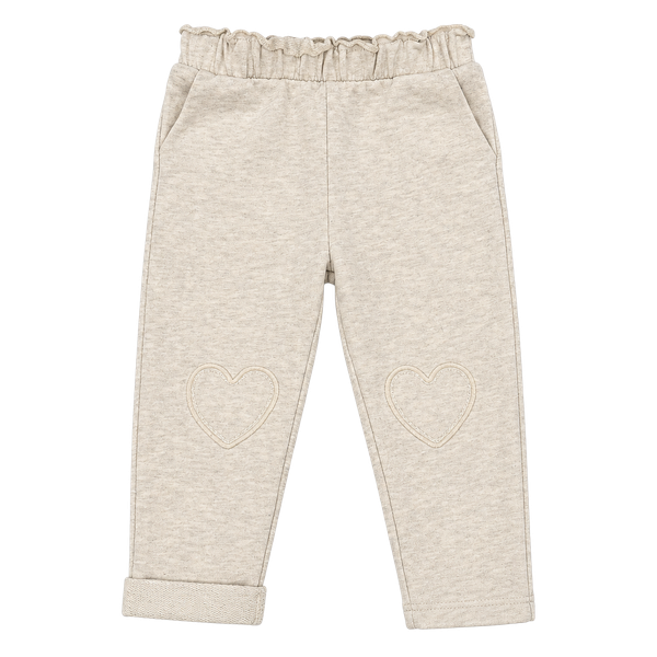 Dip Pants Size 12-18M Oatmeal Heather Heart