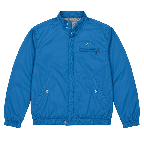 Le Tigre Windbreaker Jacket Size L Blue Nylon