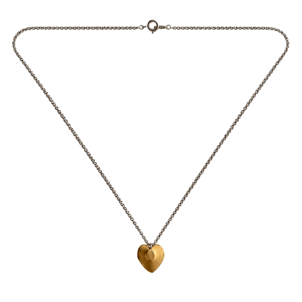 Unbranded Gold Tone Heart Pendant Necklace