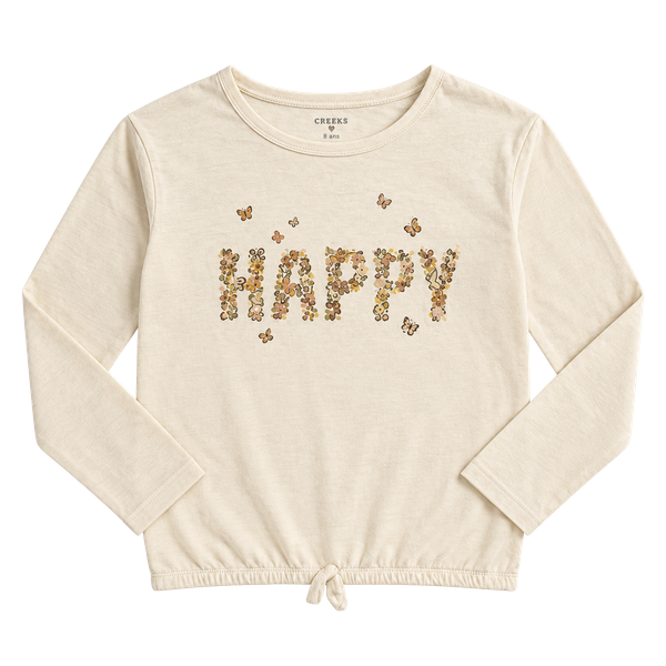 Carter's Kid Happy Butterfly Long Sleeve Top Size 7/7A