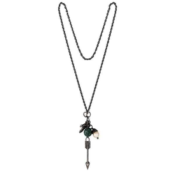 Plunder Design Arrow Charm Pendant Necklace