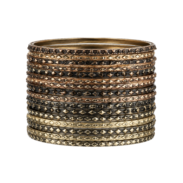 Unbranded Multi-Strand Hammered Cuff Bracelet Silver Tone