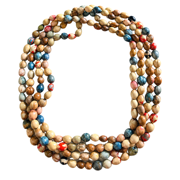 Vintage Multi Strand Seed Bead Necklace