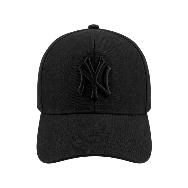 New Era New York Yankees 9FORTY A-Frame Snapback Hat Black