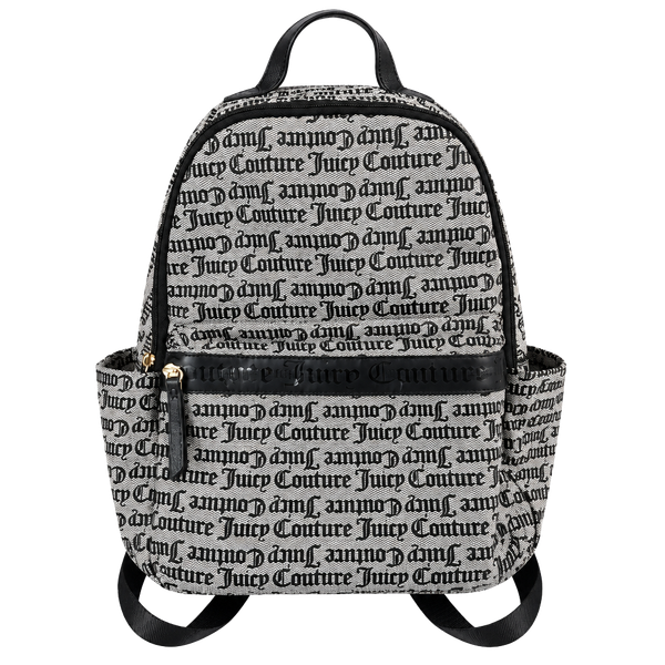 Juicy Couture y2k Gothic Print Backpack Black And White NWOT Streetwear