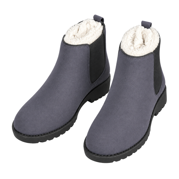 Marc Joseph New York Womens Chelsea Ankle Boots Slip-On Lug Sole Blue/Black 7