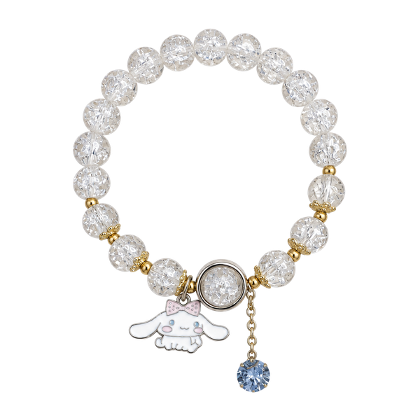 Sanrio Cinnamoroll Glass Beaded Charm Bracelet