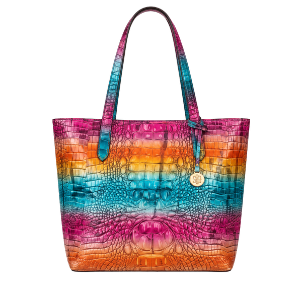 Brahmin Brooke Tote Luau Melbourne Leather Handbag