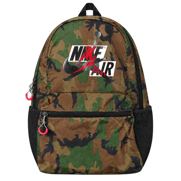 NIKE BOY'S - JUMPMAN CAMO BACKPACK - CAMO GREEN 9A0381 650