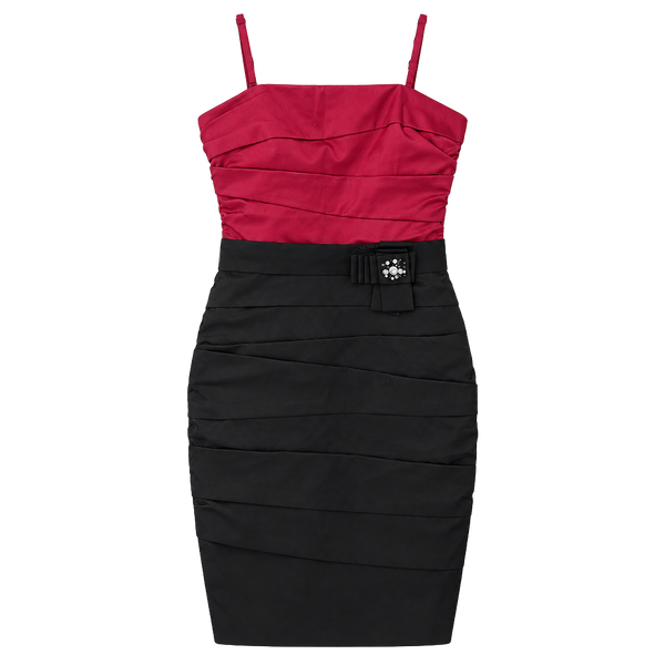 White House Black Market Dress Size 10 Pink Black Cocktail Dress