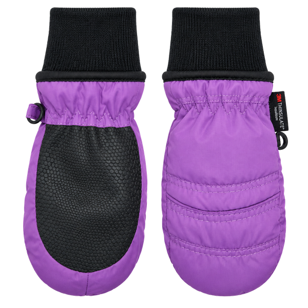 SnowStoppers Winter Mittens Size XS Purple 3M Thinsulate New