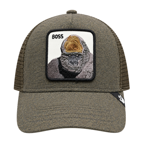 Goorin Bros Boss Trucker Hat One Size Gorilla Animal Farm