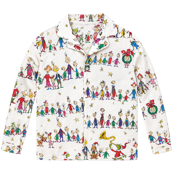 Pottery Barn Kids The Grinch Pajama Top Size 10