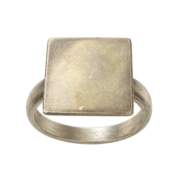 Sterling Silver Square Geometric Ring Size 7.25 Mexico 925