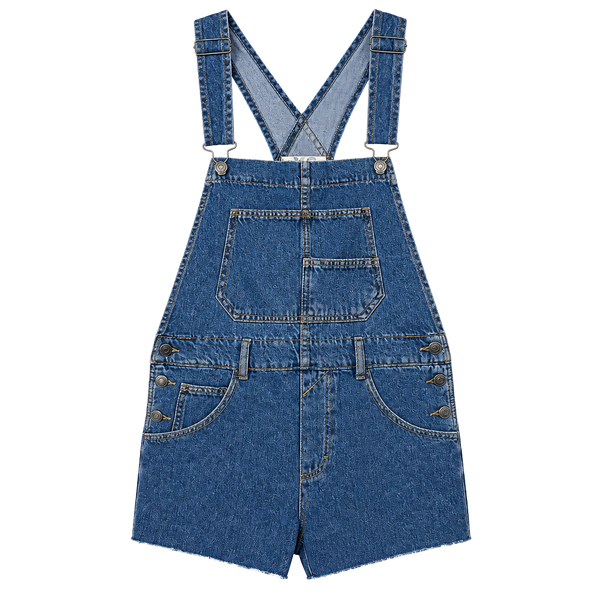 NWT We The Free Denim Shortalls Size XS 