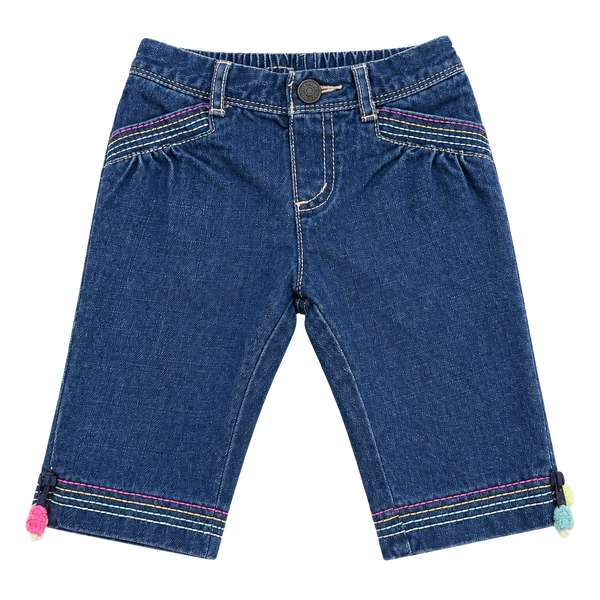 Y2K Gymboree Denim Shorts Size 18-24 Mos Ice Cream Applique