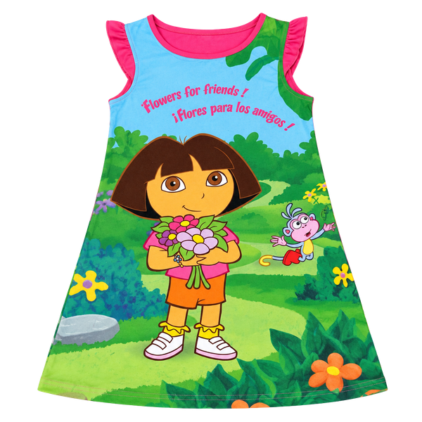 2004 Nick Jr. Dora The Explorer Nightgown Size 5