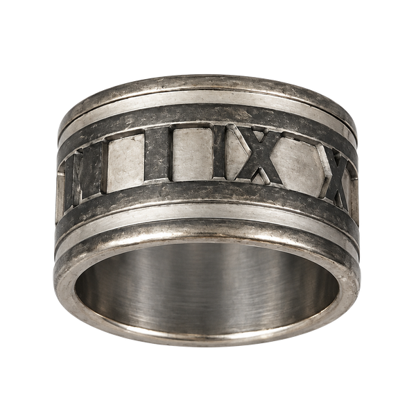 Tiffany & Co. Atlas Wide Band Ring Sterling Silver 925