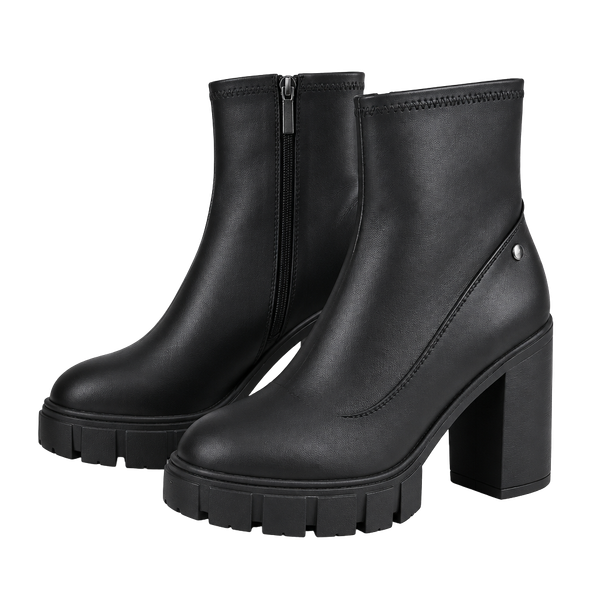 Guess Jolting Block Heel Boots Black Size 7.5