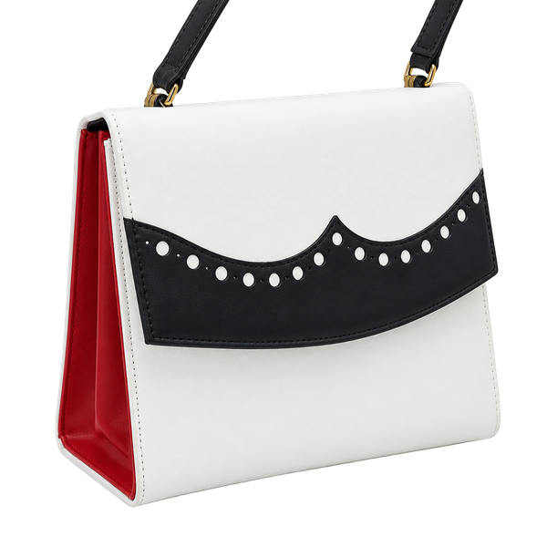 Miss America By Smartaire Vintage Wing Tip Spectator Handbag Purse