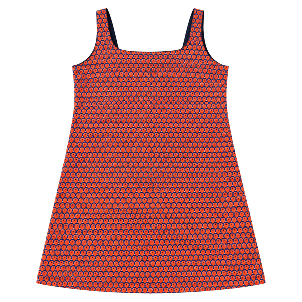 Zara Retro Pattern Mini Dress Sz Med (q1) 