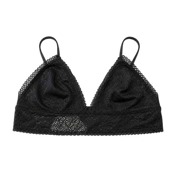 Victoria's Secret Black Lace Triangle Bralette