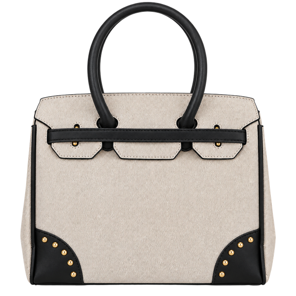 Beige Denim tote bag 