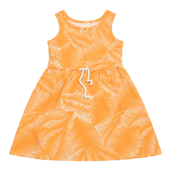 GAP KIDS ORANGE/WHITE 100% COTTON SLEEVELESS PULLOVER DRESS-XL(12)-NWOT