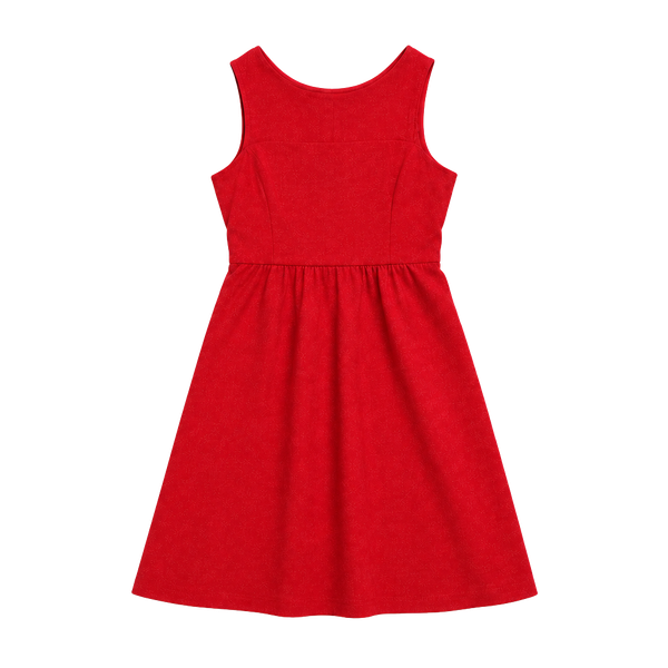 Banana Republic Fit & Flare Mini Dress Size 00P Red Jacquard Sleeveless