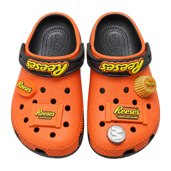 Crocs Reese's Classic Clogs Size C11 Orange Kids