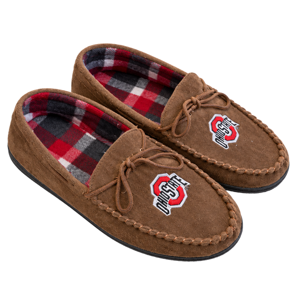 Ohio State Buckeyes Moccasin Slippers Size 11