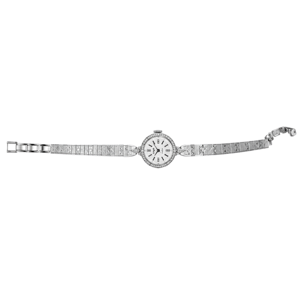 Sears Vintage 7 Jewels Ladies Watch Silver Tone