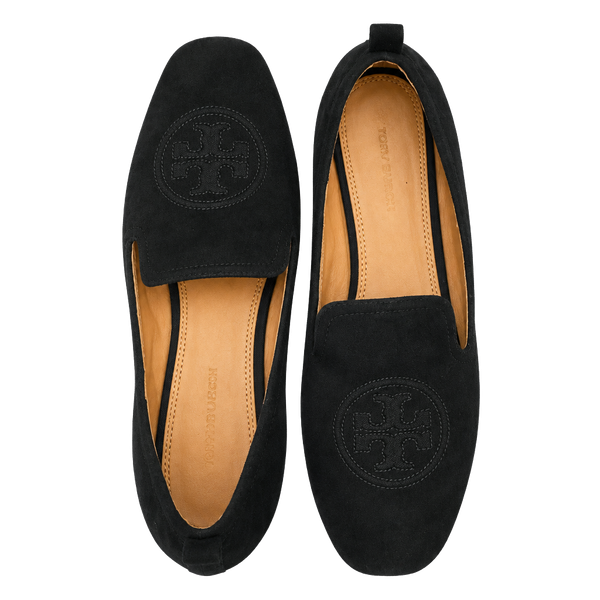 Tory Burch Leigh Suede Loafers Size 11 Black