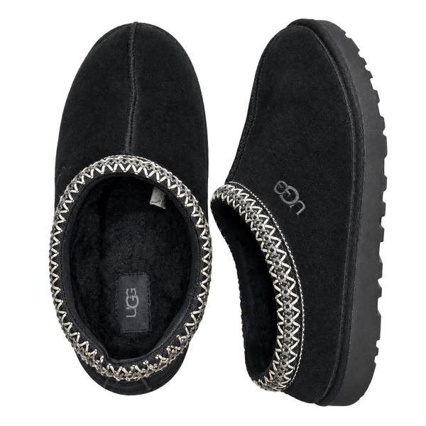 UGG Tasman Slippers Black Suede