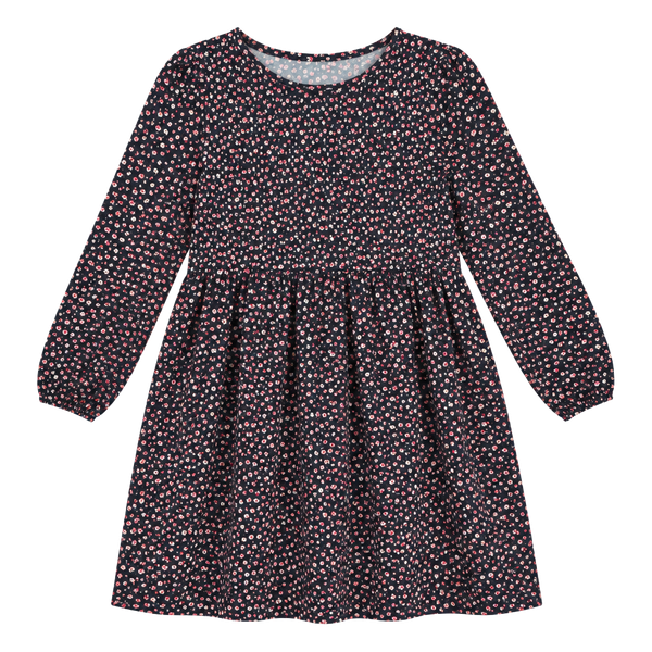 Gap Kids Floral Smocked Long Sleeve Dress Size L
