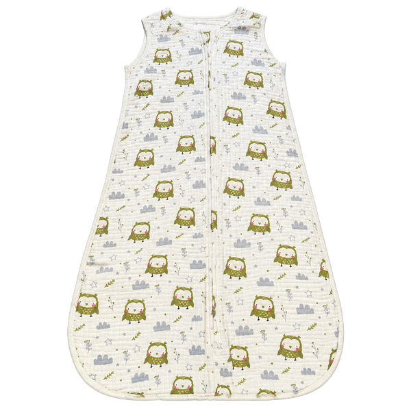 Tado Muslin Sleeping Sack Size XL Owl Muslin Cotton Wearable Blanket