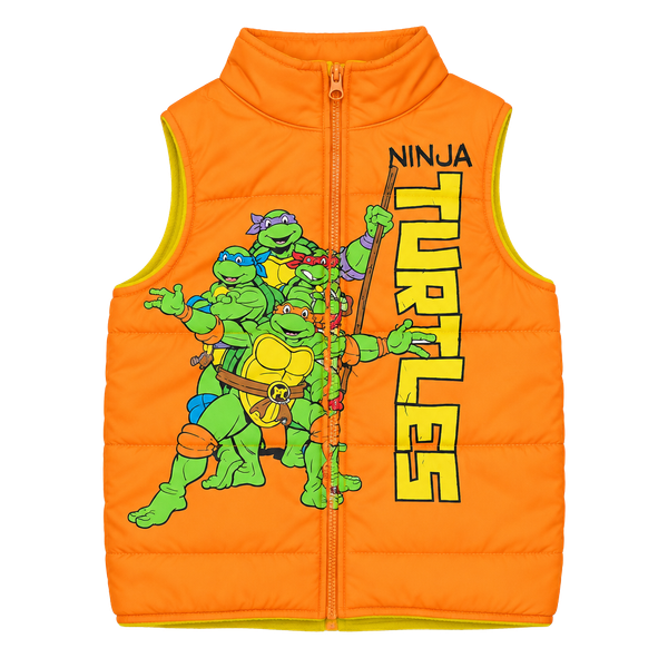 Nickelodeon Teenage Mutant Ninja Turtles Puffer Vest Size 4T