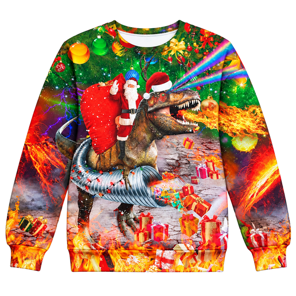 Ugly Christmas Holiday Sweater Pullover-new. Children’s XL